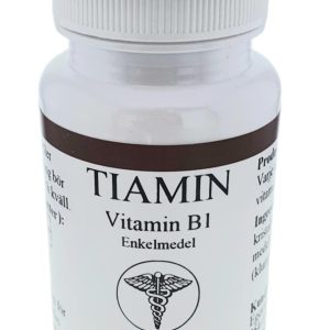 Näringstillskott B1 Tiamin enkelmedel 100 tabletter
